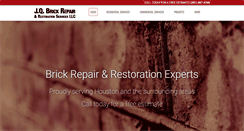 Desktop Screenshot of jqbrickandrestoration.com