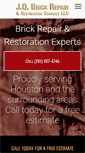 Mobile Screenshot of jqbrickandrestoration.com